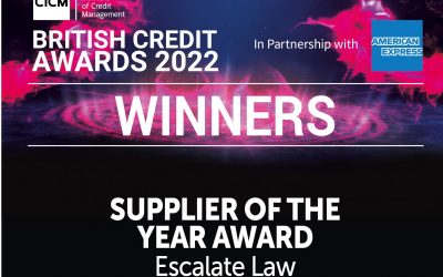 Escalate collect seventh award to date at the 2022 British Credit Awards